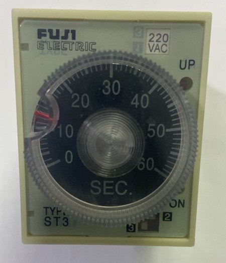 مؤقت 60 ثانية - fuji super timer multi range type st3p ab